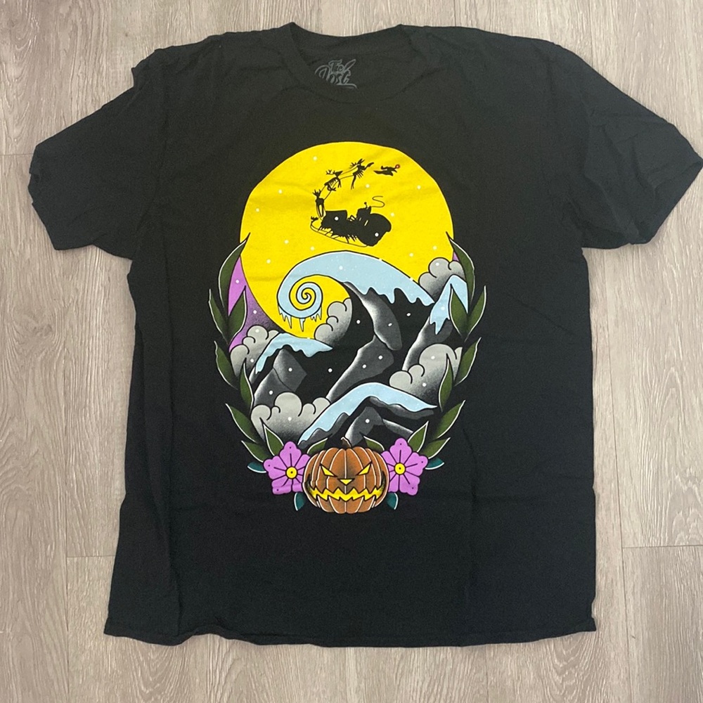 The Lost Bros Nightmare Before Christmas tattoo tshirt size Large